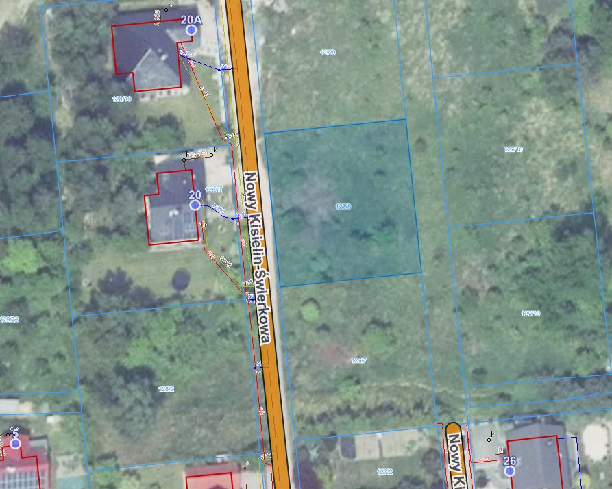 Działka budowlana Zielona Góra Nowy Kisielin, ul. Nowy Kisielin-Świerkowa. Zdjęcie 2