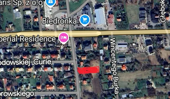 Działka budowlana Sandomierz Centrum, ul. Różana