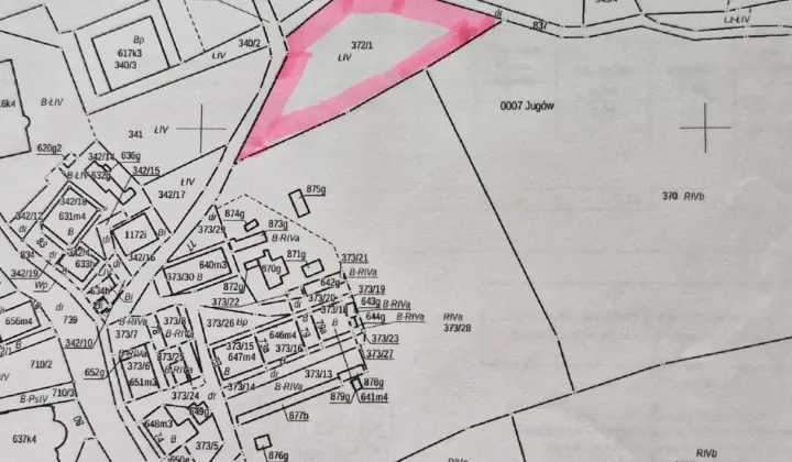 Działka budowlana Jugów, ul. Chłopów