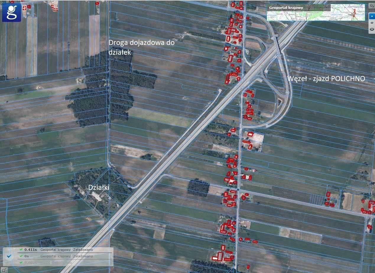 Działka budowlana Polichno