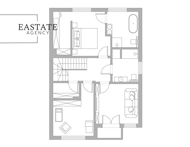 dom szeregowy, 4 pokoje Falenty Nowe. Zdjęcie 22