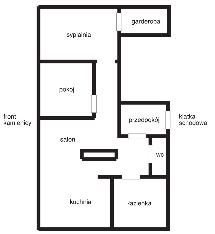 Mieszkanie 3-pokojowe Szczecin Pomorzany, ul. Grudziądzka. Zdjęcie 3