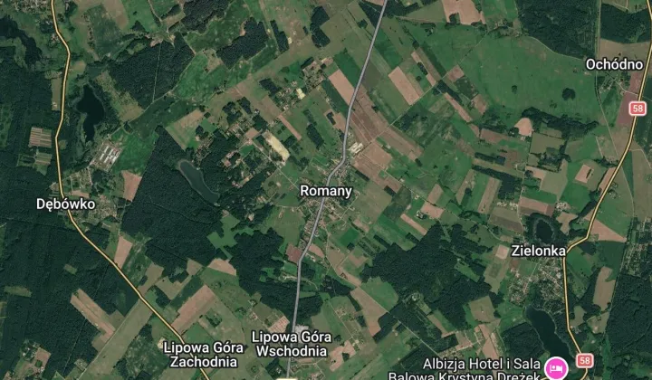 Działka rekreacyjna Romany