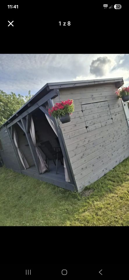 Działka rekreacyjna Kamienica, Zielony zakątek. Zdjęcie 4