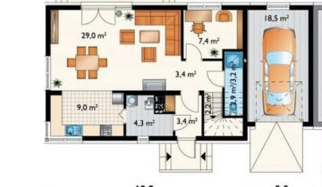 bliźniak, 5 pokoi Baniocha, ul. Piwna