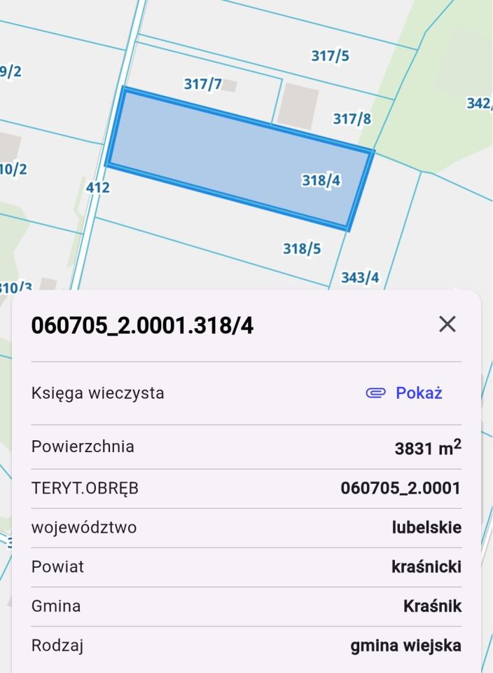 Działka budowlana Spławy Pierwsze, ul. Poleśna. Zdjęcie 3