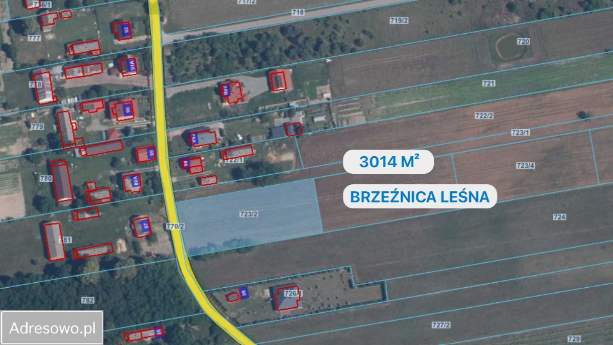 Działka budowlana Brzeźnica Leśna