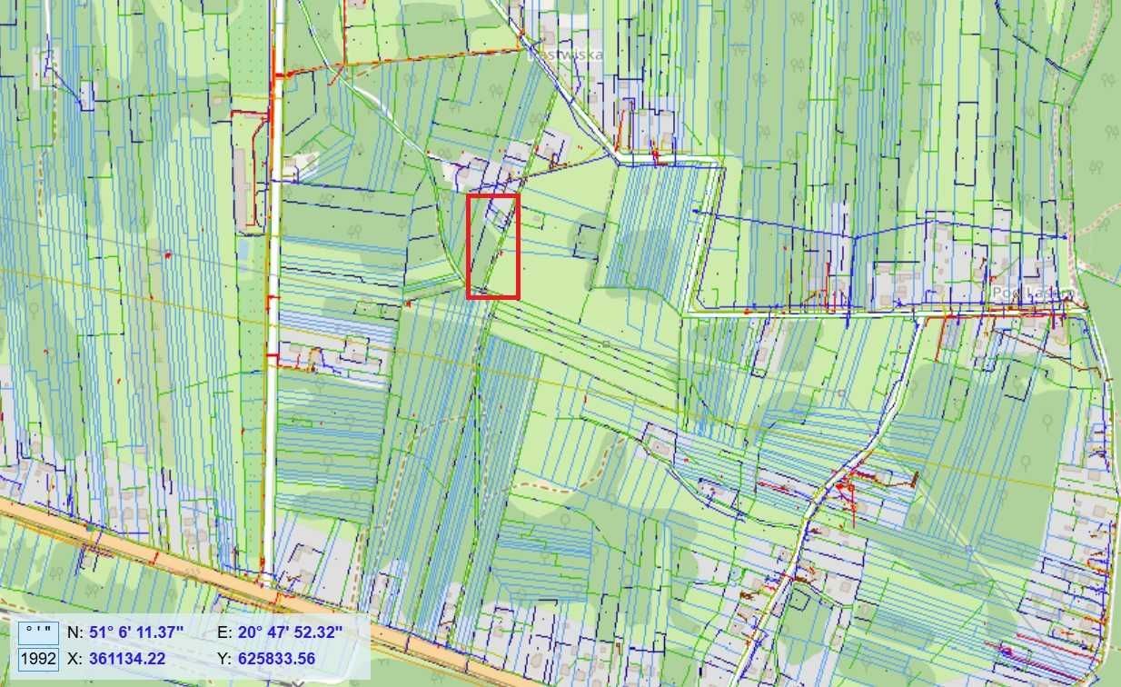 Działka budowlana Brzeście