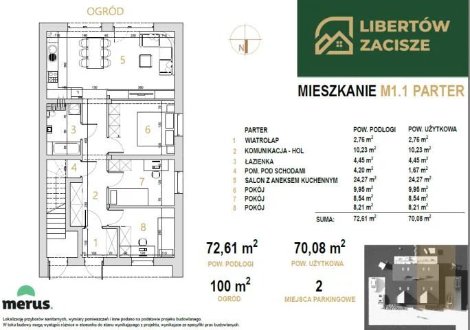 Mieszkanie 4-pokojowe Libertów. Zdjęcie 10