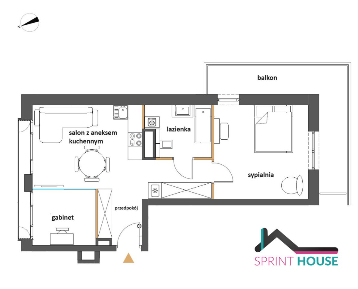 Mieszkanie 3-pokojowe Warszawa Saska Kępa, ul. Urugwajska. Zdjęcie 23