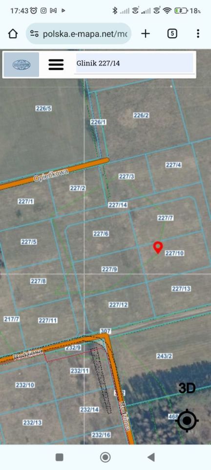 Działka budowlana Glinik, ul. Rodzinna. Zdjęcie 4