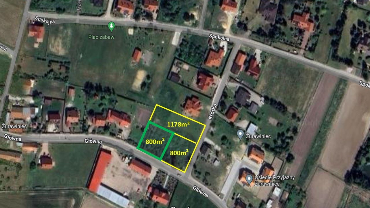 Działka budowlana Żurawiniec, ul. Główna. Zdjęcie 2