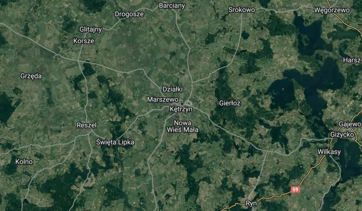 Działka rod Kętrzyn