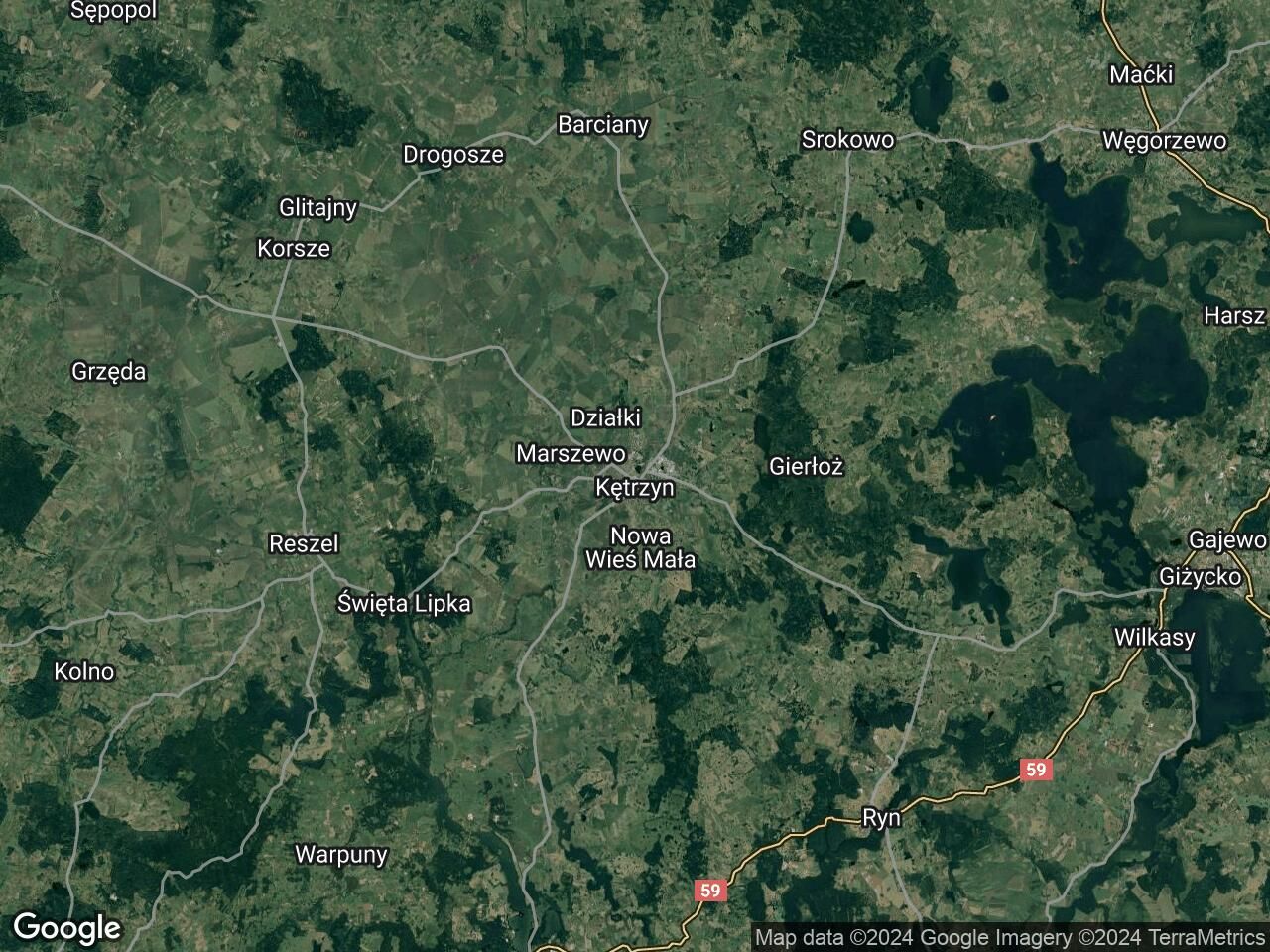 Działka rod Kętrzyn