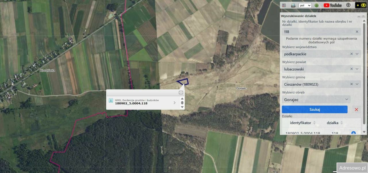 Działka rolna Gorajec. Zdjęcie 1
