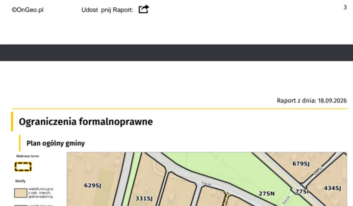 Działka inwestycyjna Ostrowiec Świętokrzyski Gutwin, ul. Rzeczki