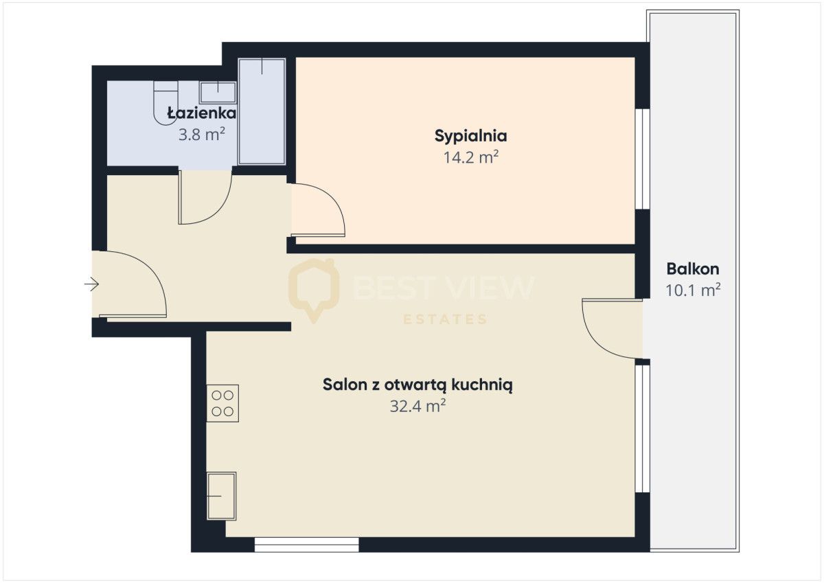 Mieszkanie 2-pokojowe Ząbki, ul. Calineczki. Zdjęcie 12