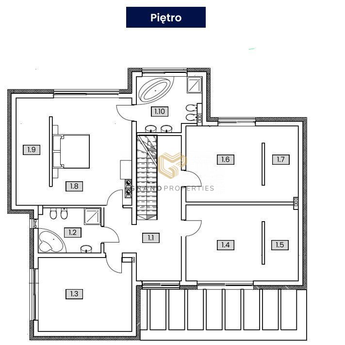 dom wolnostojący, 6 pokoi Konstancin-Jeziorna. Zdjęcie 12