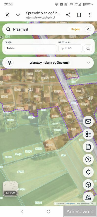 Działka budowlana Hermanowice. Zdjęcie 8