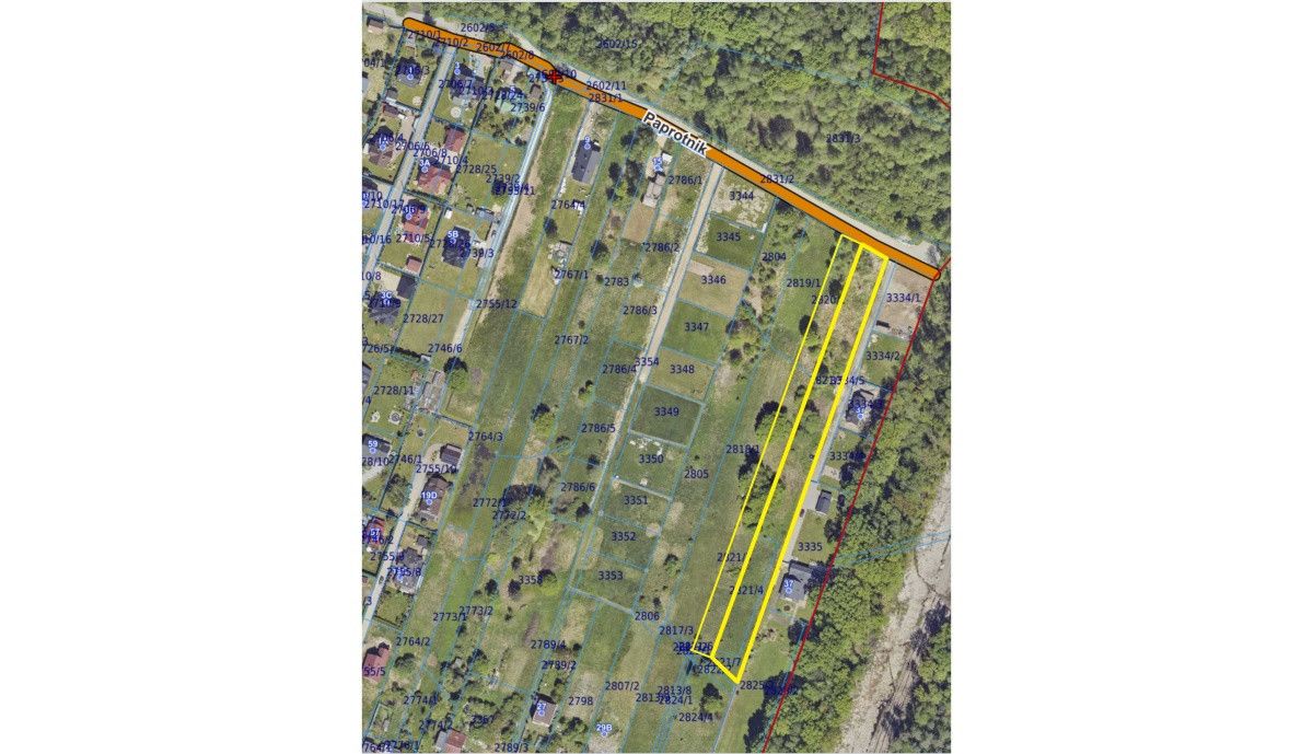 Działka budowlana Chełmek Paprotnik, ul. Paprotnik