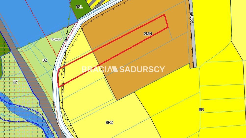 Działka inwestycyjna Roków. Zdjęcie 5