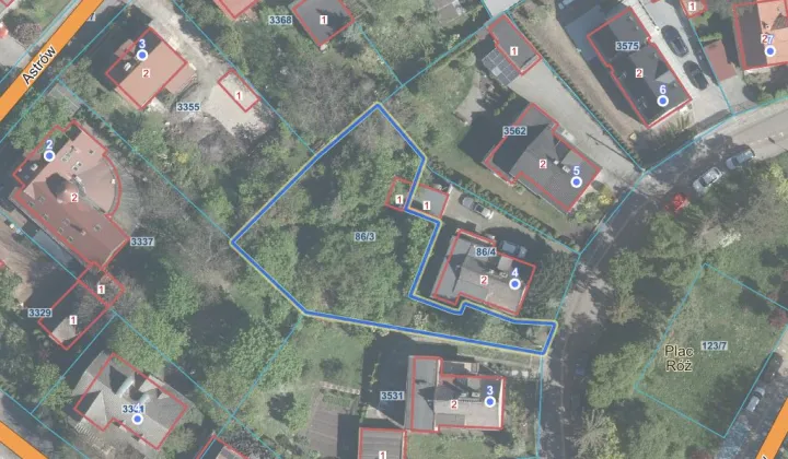 Działka budowlana Opole Chabrów, pl. Róż