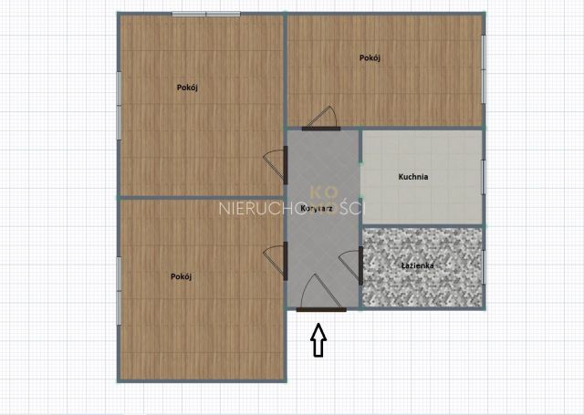 Mieszkanie 3-pokojowe Wrocław Psie Pole. Zdjęcie 21