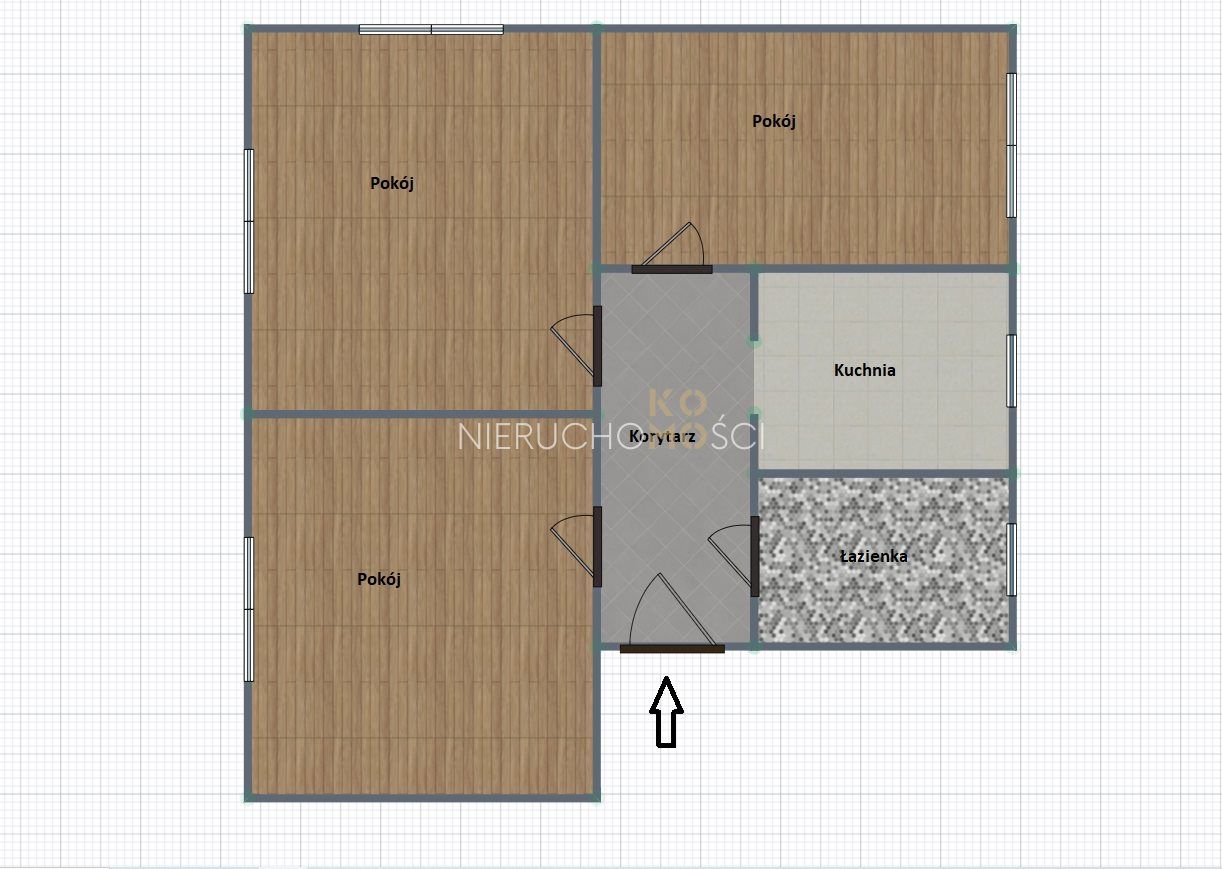 Mieszkanie 3-pokojowe Wrocław Psie Pole. Zdjęcie 21