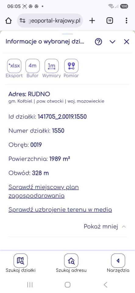 Działka rolna Rudno. Zdjęcie 3