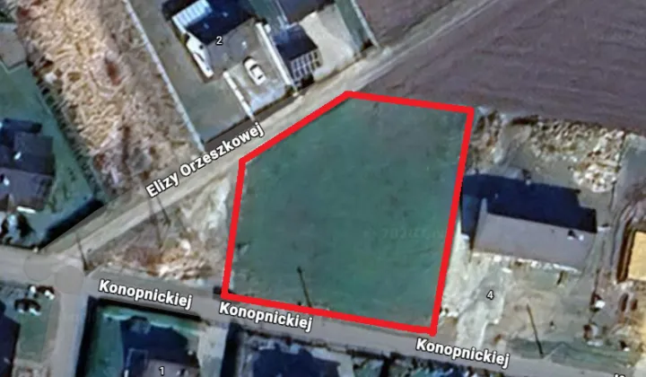 Działka rolno-budowlana Wiązów, ul. Marii Konopnickiej