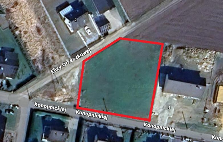 Działka rolno-budowlana Wiązów, ul. Marii Konopnickiej. Zdjęcie 1