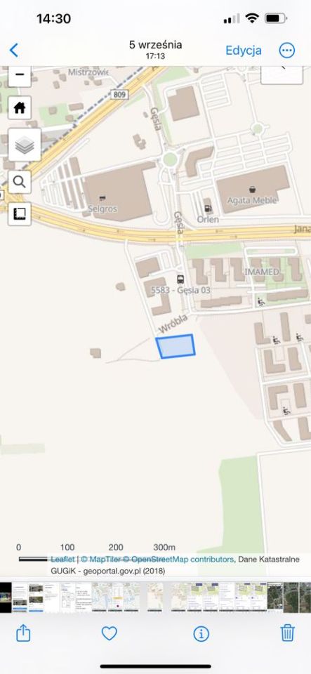 Działka inwestycyjna Lublin Czuby, ul. Gęsia. Zdjęcie 7