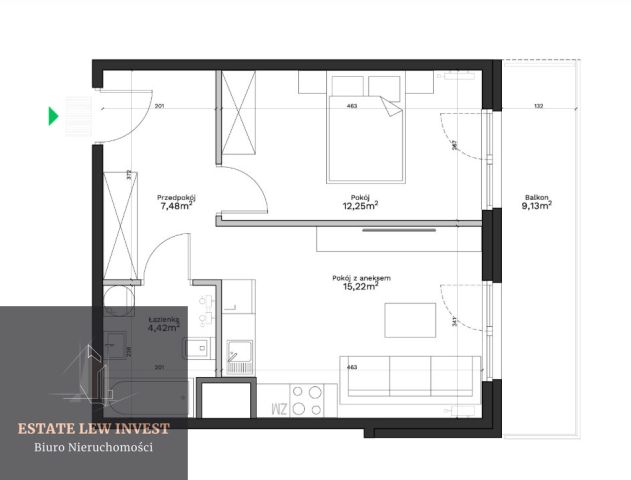 Mieszkanie 3-pokojowe Kraków, ul. Podedworze. Zdjęcie 13