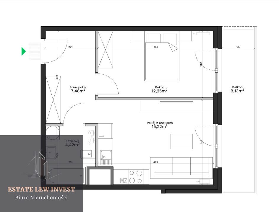 Mieszkanie 3-pokojowe Kraków, ul. Podedworze. Zdjęcie 13