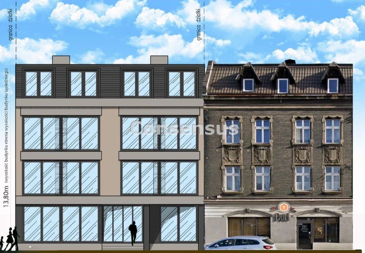 Działka budowlana Katowice Zawodzie, ul. 1 Maja. Zdjęcie 1