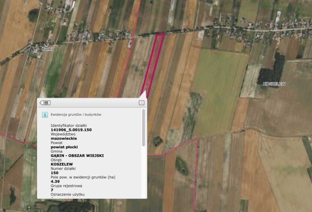 Działka rolna Koszelew. Zdjęcie 8