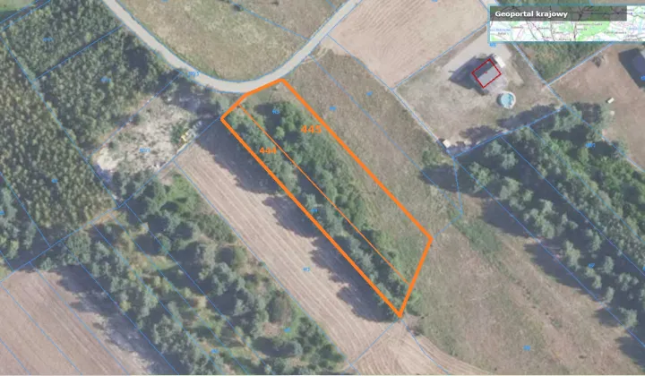 Działka rolno-budowlana Wola Rzeczycka Komorniki