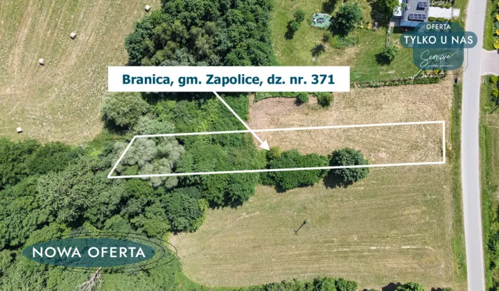 Działka budowlana Branica