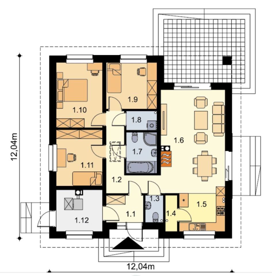 dom wolnostojący Kruszyn. Zdjęcie 5