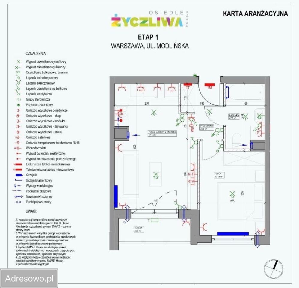 Mieszkanie 2-pokojowe Warszawa Białołęka, ul. Modlińska. Zdjęcie 9