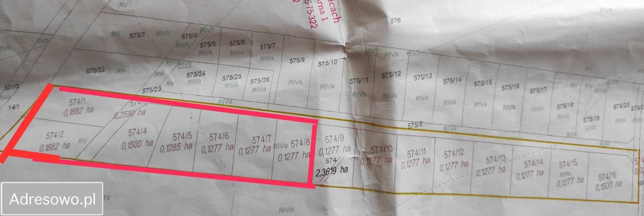 Działka budowlana Kunice. Zdjęcie 3