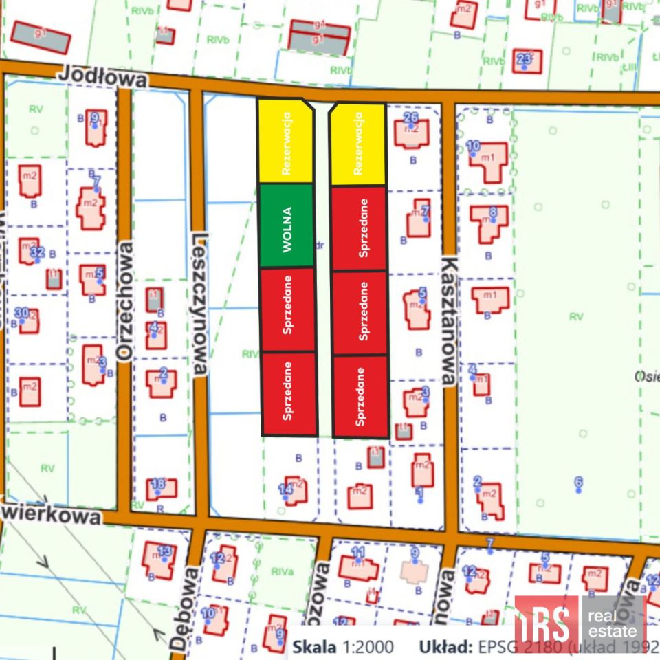 Działka budowlana Namysłów, ul. Jodłowa