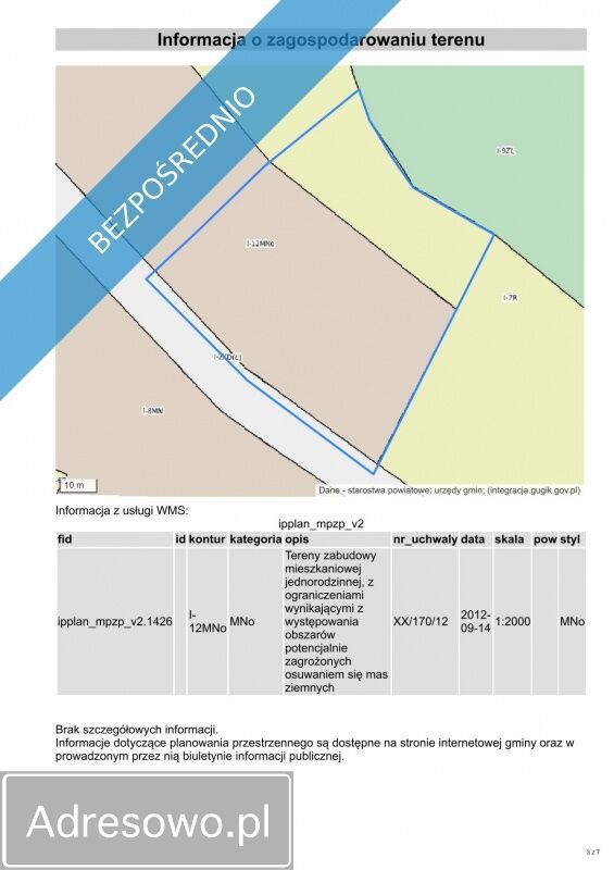 Działka budowlana Dąbrówka Szczepanowska. Zdjęcie 6