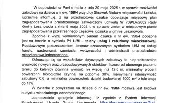 Działka budowlana Łoziska, ul. Skrawek Nieba