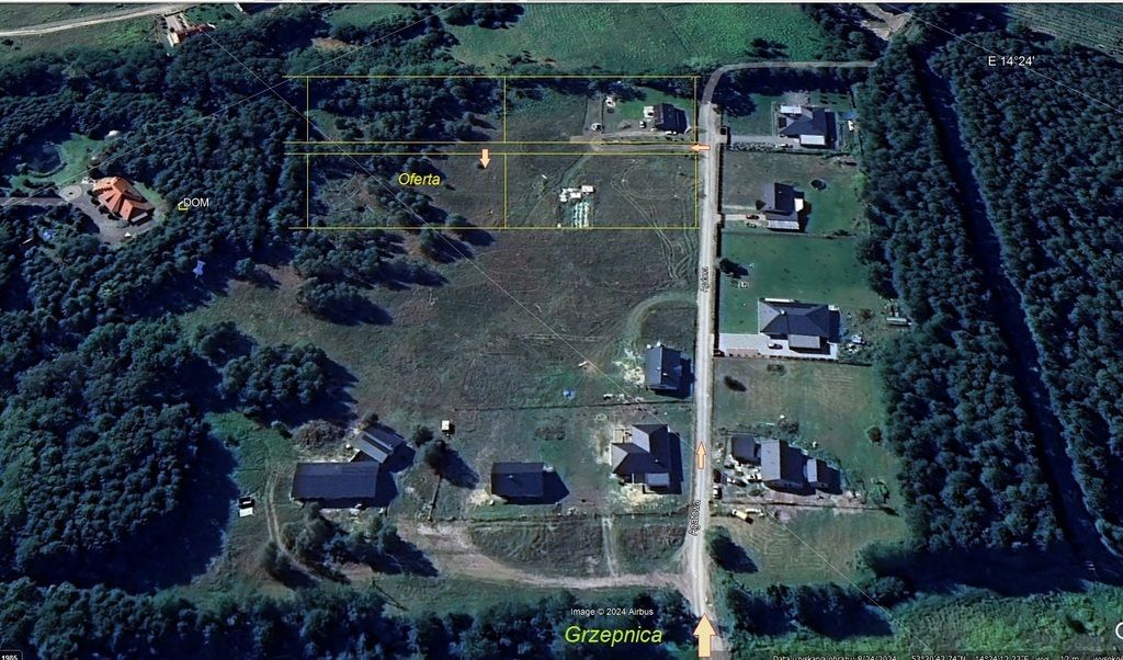 Działka budowlana Grzepnica. Zdjęcie 3