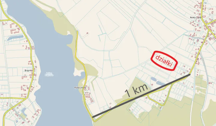 Działka budowlana Nowy Dwór