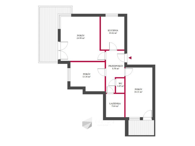 Mieszkanie 3-pokojowe Łódź Radogoszcz, ul. Motylowa. Zdjęcie 19