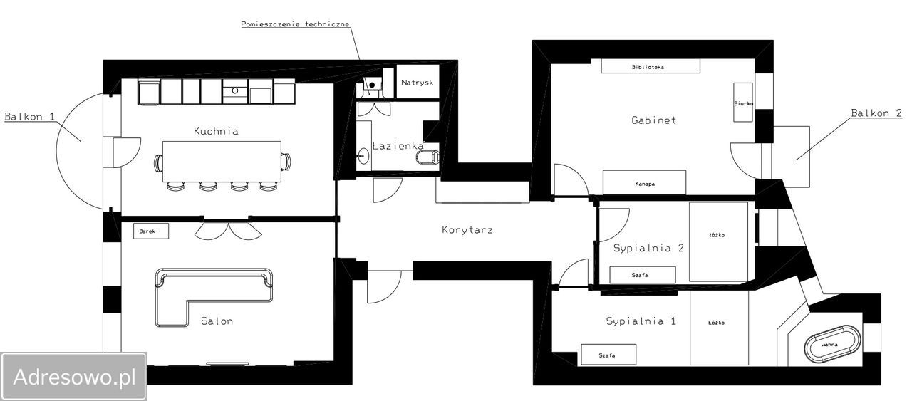Mieszkanie 4-pokojowe Wrocław Śródmieście, pl. Icchaka Lejba Pereca. Zdjęcie 20