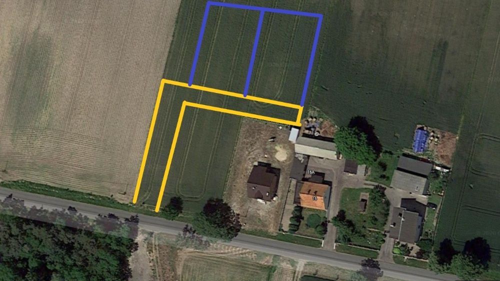 Działka budowlana Krzywosądów