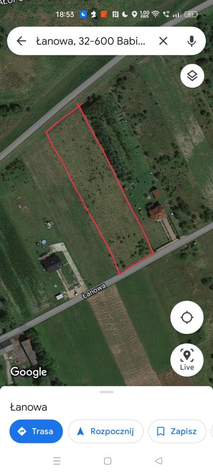 Działka budowlana Babice, ul. Łanowa. Zdjęcie 4